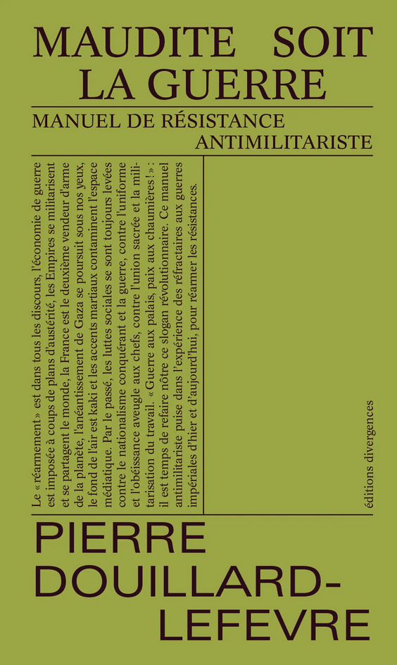 Maudite soit la guerre, manuel de résistance antimilitariste